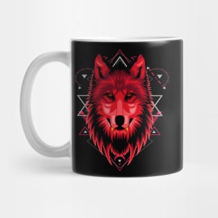 wolf classic retro vintage Mug